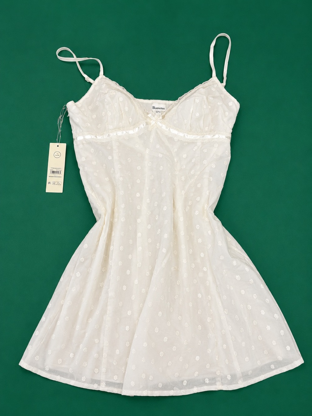 No Boundaries White Eyelet Mini Dress